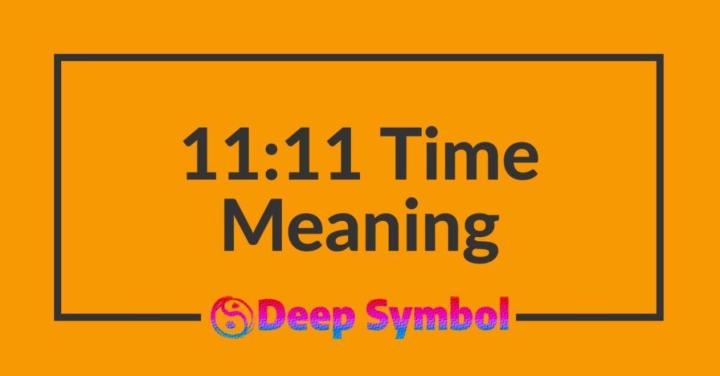 11:11 Time Meaning