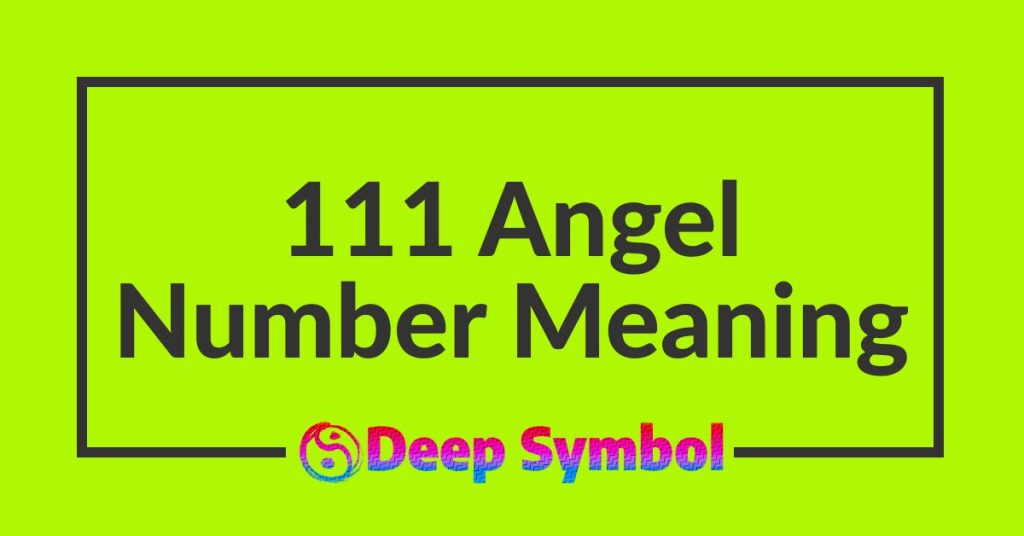 111 Angel Number Spiritual Meaning